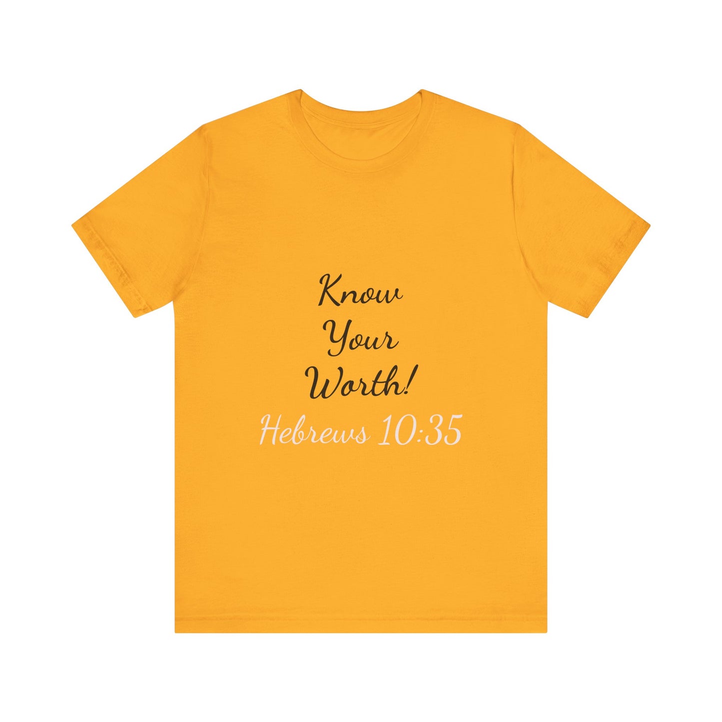 Know Your Worth Short Sleeve Tee